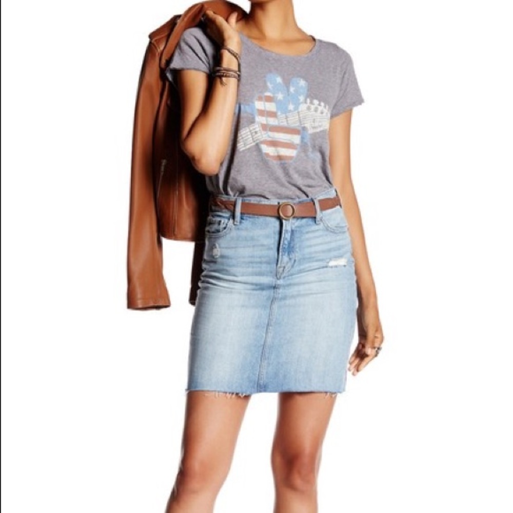 Lucky Brand Denim Pencil Skirt